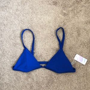 Royal blue swim suit top